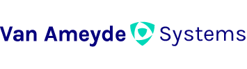 Logo of Van Ameyde Systems, a leading brand in IT solutions and system integration under the Van Ameyde Group