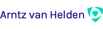 Logo of Arntz van Helden, a trusted brand in insurance claims management and risk assessment under the Van Ameyde Group