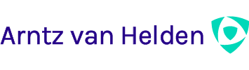 Logo of Arntz van Helden, a trusted brand in insurance claims management and risk assessment under the Van Ameyde Group